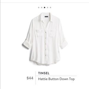 Tinsel Hattie Button Down Top
